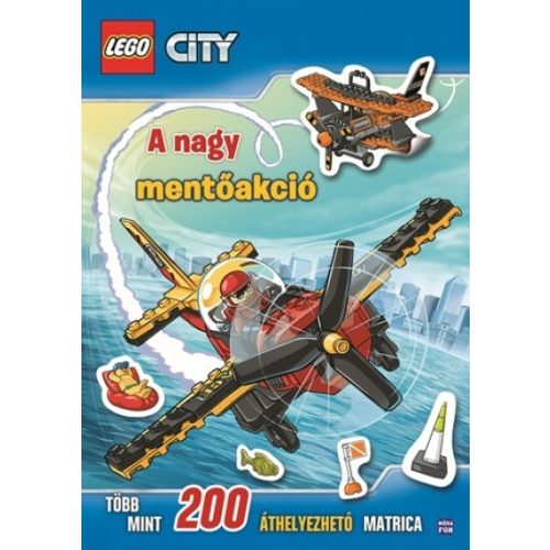 LEGO CITY- A Nagy Mentőakció-Matricás foglalkoztató