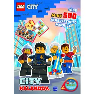 LEGO CITY-CITY Kalandok-Több mint 500 áthelyezhető Matrica