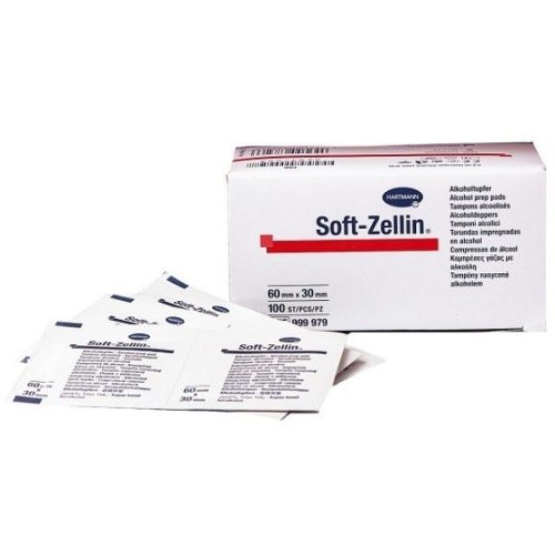 HARTMANN Soft-Zellin 60 x 30 mm alkoholos törlő (1
