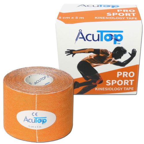 ACUTOP Pro Sport Kineziológiai Tapasz / Szalag 5 cm x 5 m Narancssárga