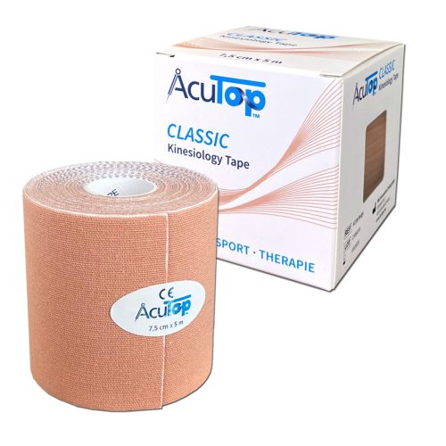 ACUTOP Classic Kineziológiai Tapasz 7,5 cm x 5 m Bézs