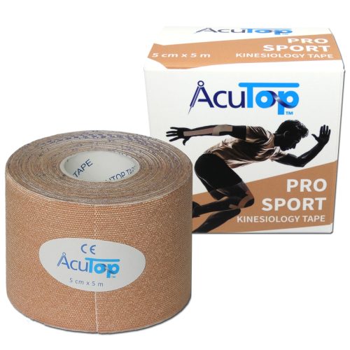 ACUTOP Pro Sport Kineziológiai Szalag / Tapasz 5 cm x 5 m Bézs