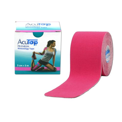 ACUTOP Premium Kineziológiai Tapasz 5 cm x 5 m Rózsaszín