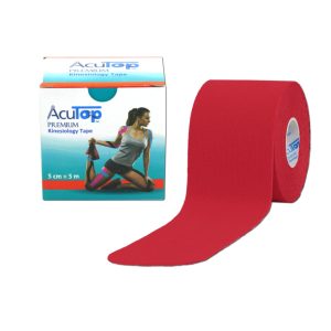 ACUTOP Premium Kineziológiai Tapasz 5 cm x 5 m Piros