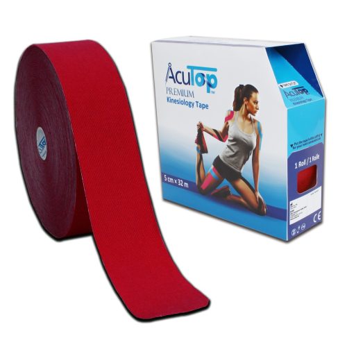 ACUTOP Premium Kineziológiai Tapasz 5 cm x 32 m Piros