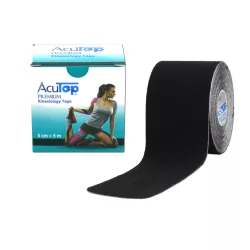 ACUTOP Premium Kineziológiai Tapasz 5 cm x 5 m Fekete