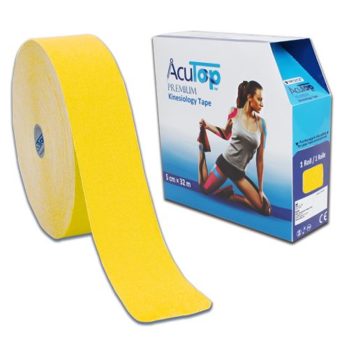 ACUTOP Premium Kineziológiai Tapasz 5 cm x 32 m Sárga