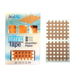   ACUTOP Gitter Tape Cross Tape Nagy (20lap/doboz, 2db/lap) - Bézs