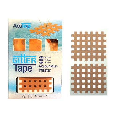 ACUTOP Gitter Tape Cross Tape Nagy (20lap/doboz, 2db/lap) - Bézs