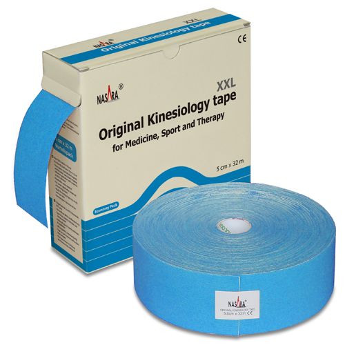 NASARA XXL Kineziológiai Tapasz 5 cm x 32 m Kék