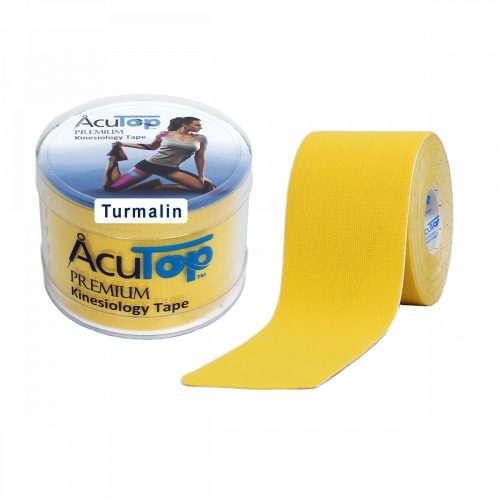 ACUTOP Premium Turmalinos Kineziológiai Tapasz 5 cm x 5 m Sárga