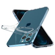 Apple iPhone 12/12 Pro ütésálló hátlap - Spigen Liquid Crystal - átlátszó