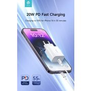 DEVIA Smart Series PD Quick Charger V2 hálózati töltő adapter Type-C bemenettel - 20W