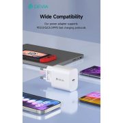 DEVIA Smart Series PD 30W GaN Charger hálózati töltő adapter Type-C bemenettel - 30W