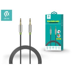   DEVIA iPure Audio Cable 3,5 - 3,5 mm jack audio kábel 1 m-es vezetékkel - fekete