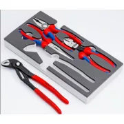 KNIPEX fogókészlet habosított anyagból készült betéttel 4 részes