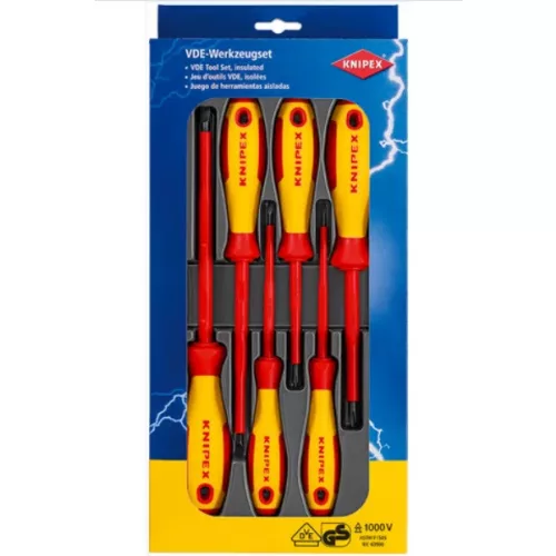 KNIPEX szigetelt csavarhúzó készlet 6 db-os